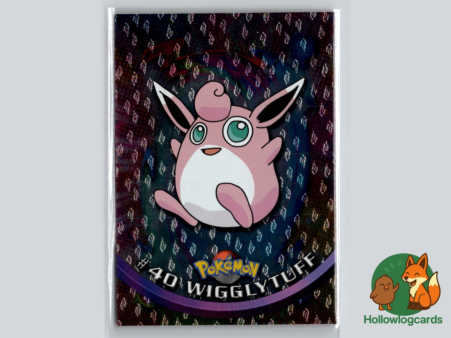 Wigglytuff - Diamond Glass Chrome Holo  - 40 - Topps