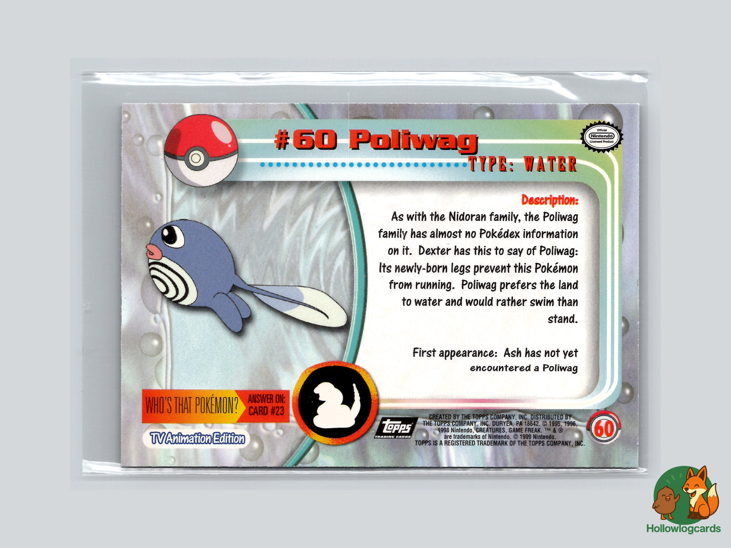 Poliwag - DIAMOND GLASS HOLO CHROME [60] - Topps