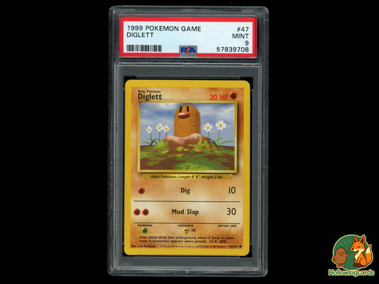 Graded Diglett - PSA 9 - Base Set [47/102] - WOTC