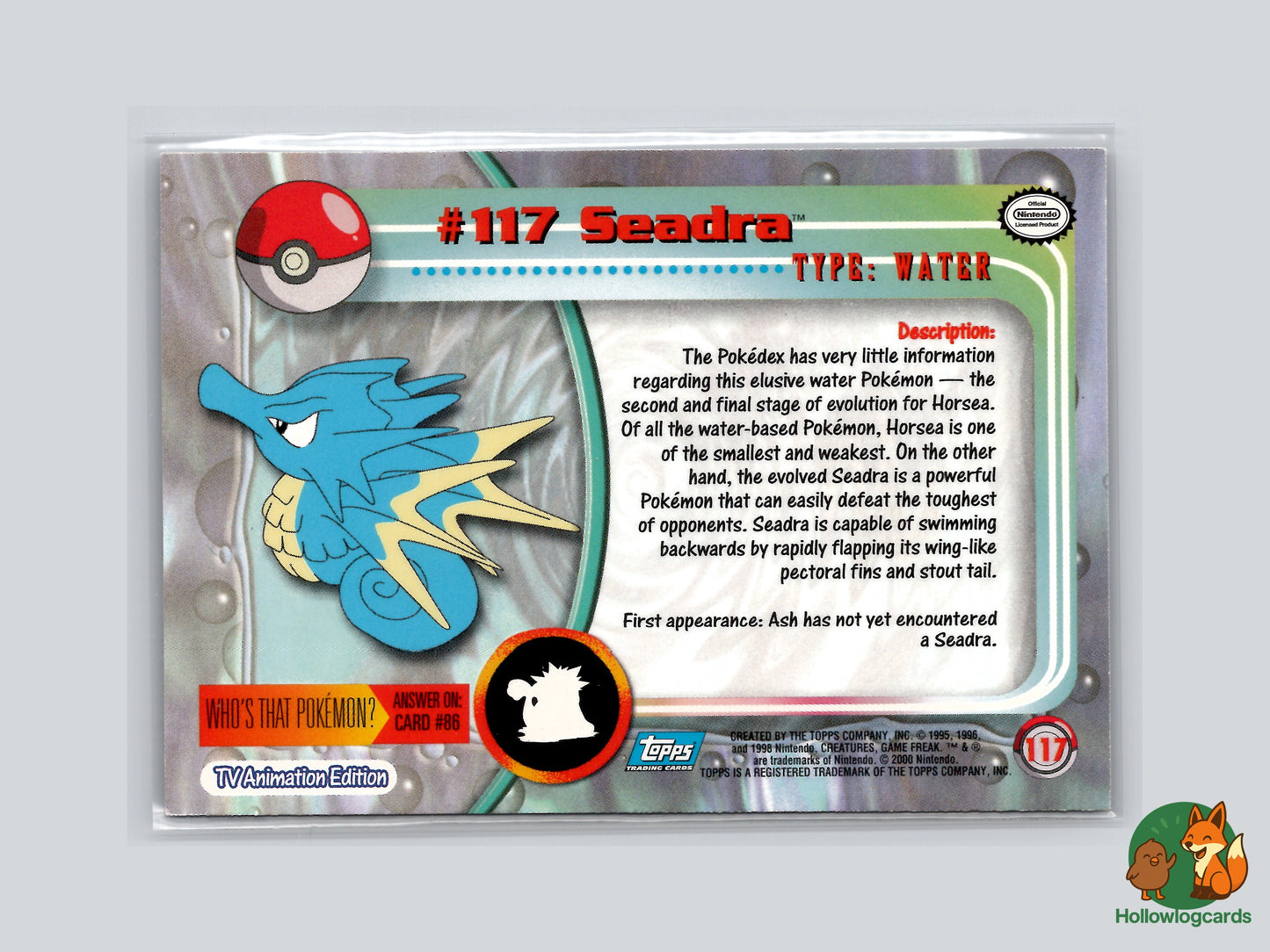 Seadra - #117 - Topps