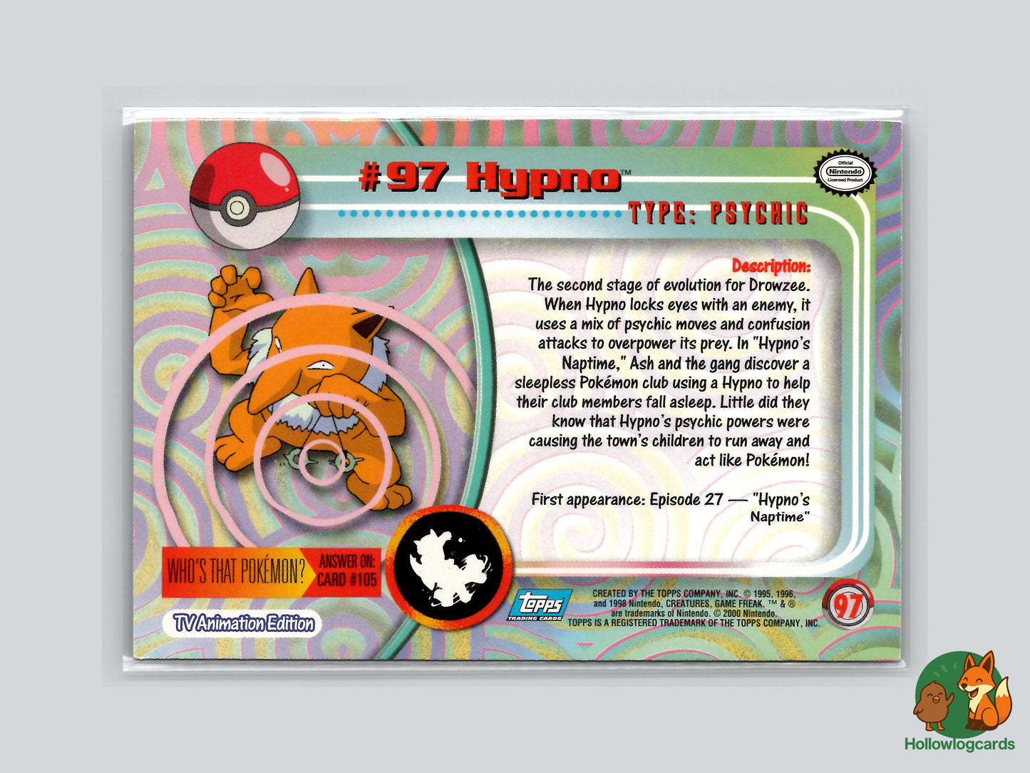 Hypno - #097 - Topps