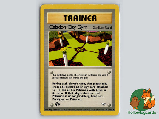 1st Edition - Celadon City Gym - Gym Heroes [107/132] - 2000 WOTC - Ki