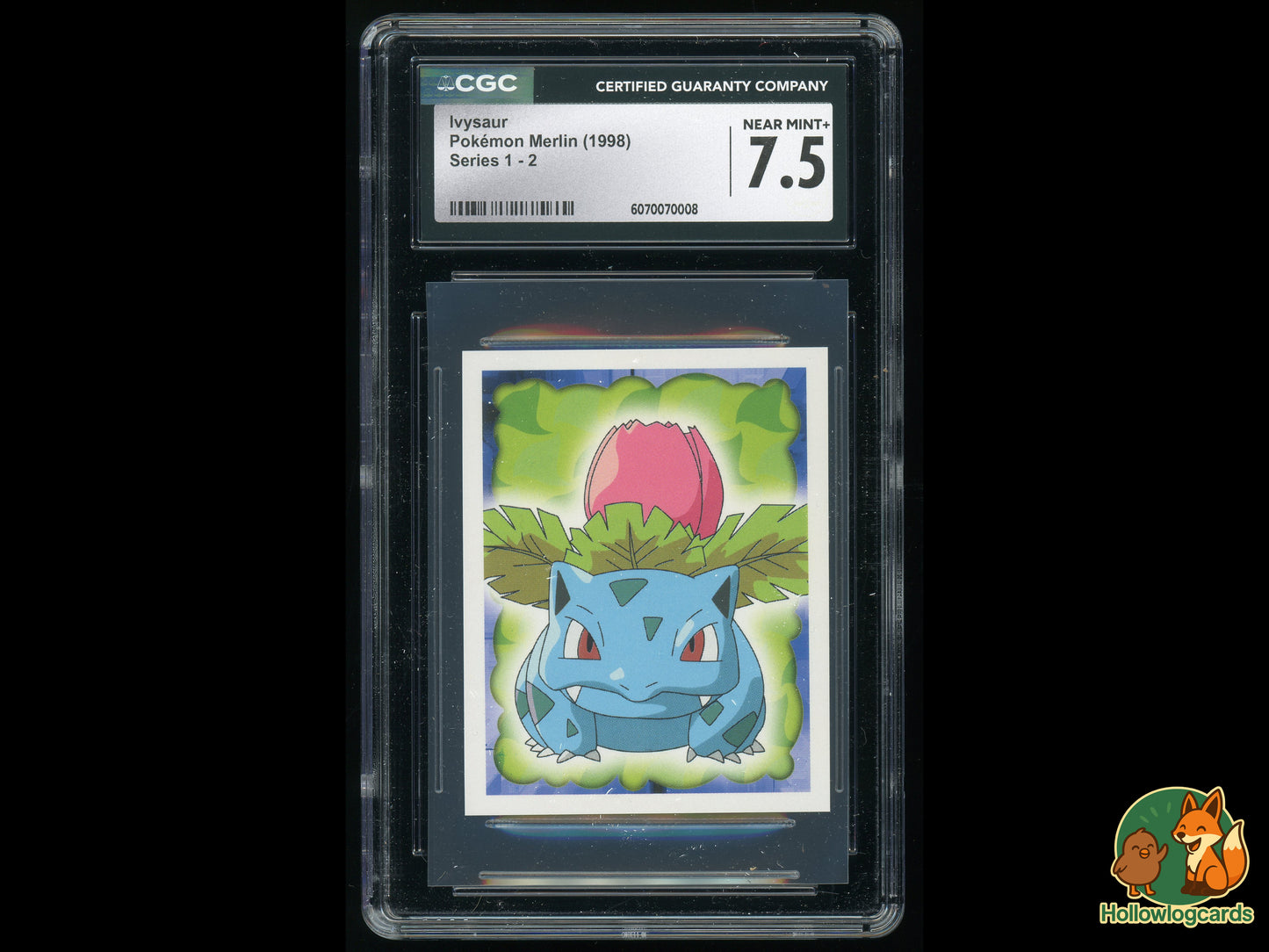 Graded Ivysaur - Pokemon Merlin (1998) - CGC  7.5