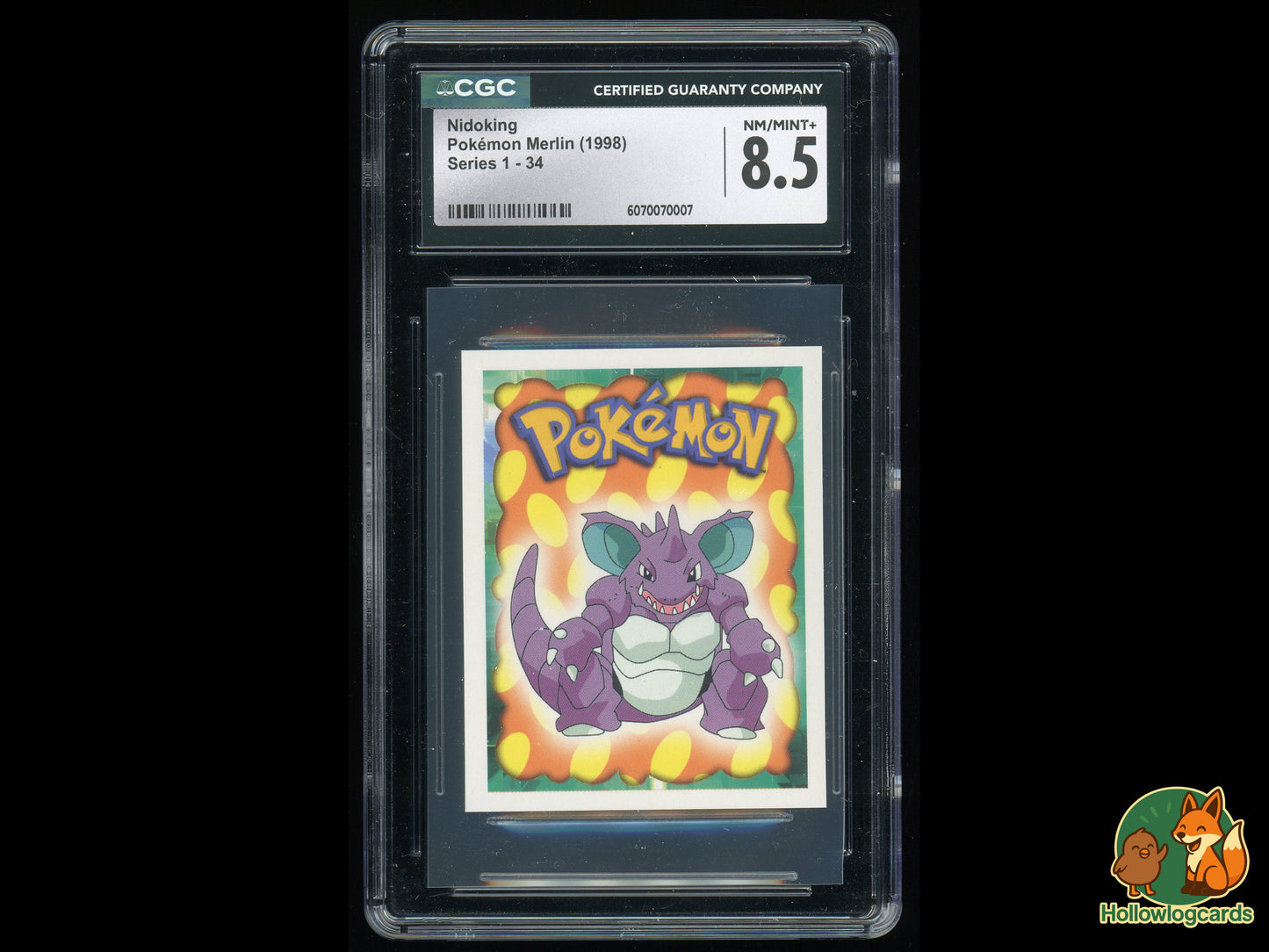 Graded Nidoking - Pokemon Merlin (1998) - CGC  8.5