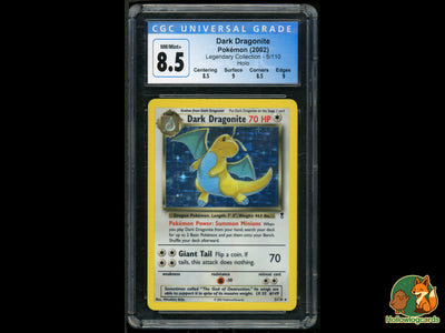 Graded Dark Dragonite - HOLO Legendary Collection - CGC 8.5 Arita