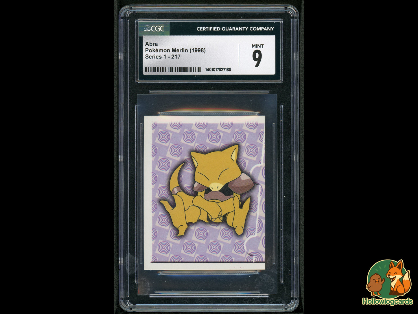 Graded Abra - Pokemon Merlin (1998) - CGC Mint 9