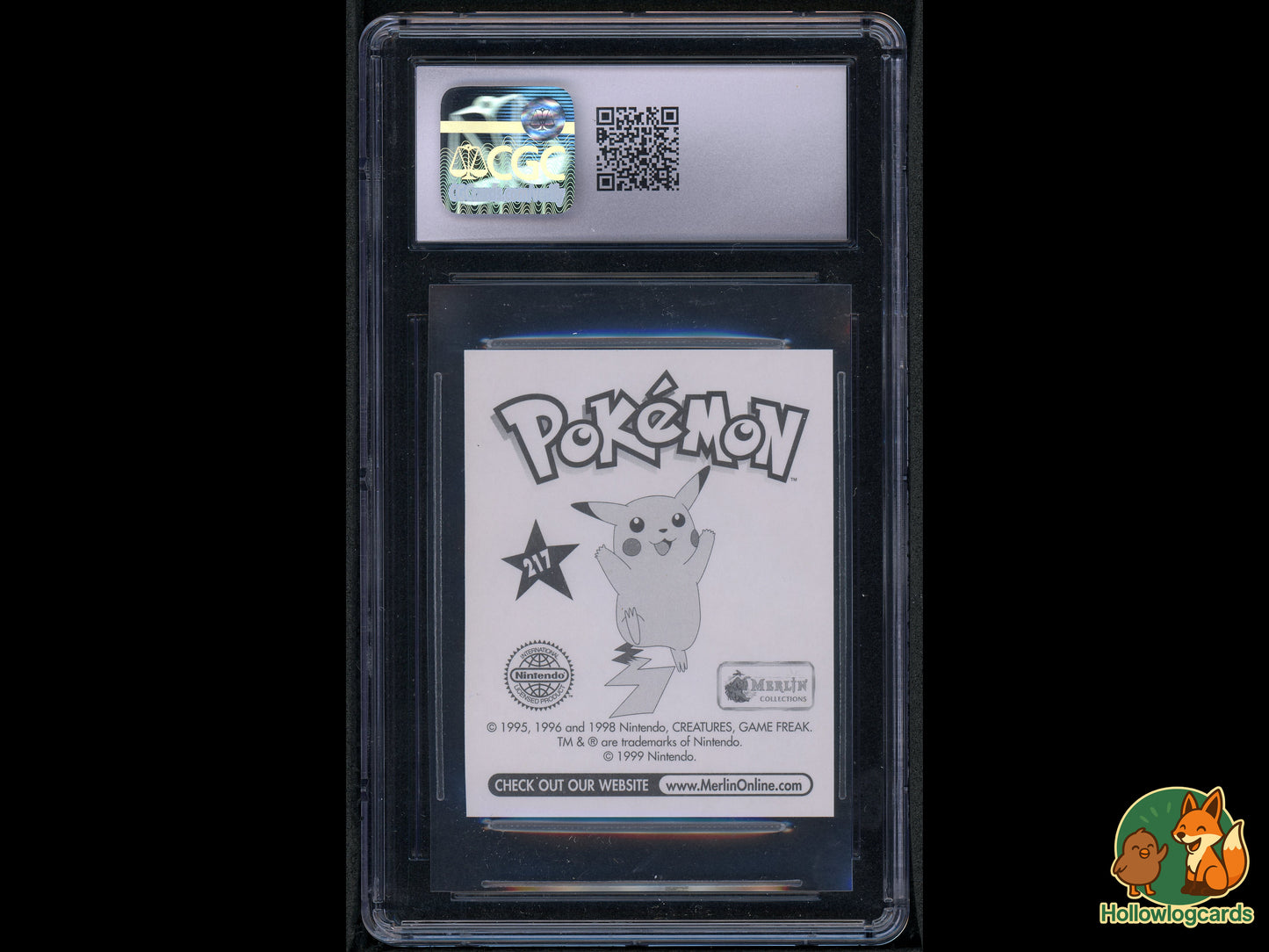 Graded Abra - Pokemon Merlin (1998) - CGC Mint 9