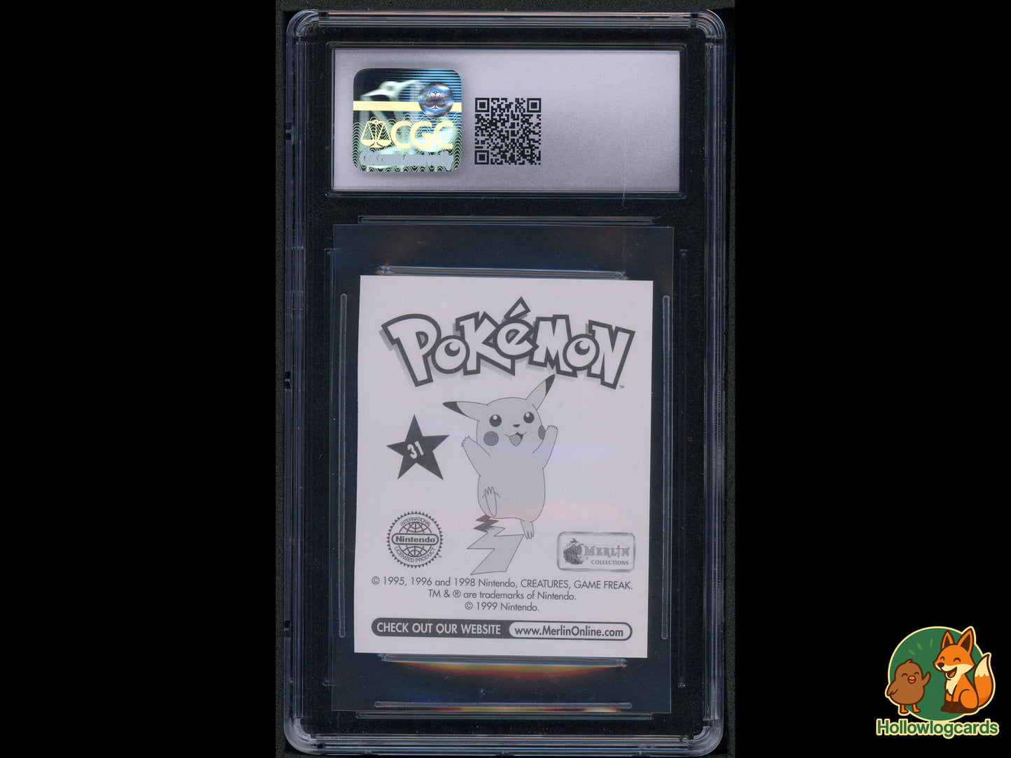 Graded Nidoqueen - Pokemon Merlin (1998) - Series 1 #31 - CGC Mint 9