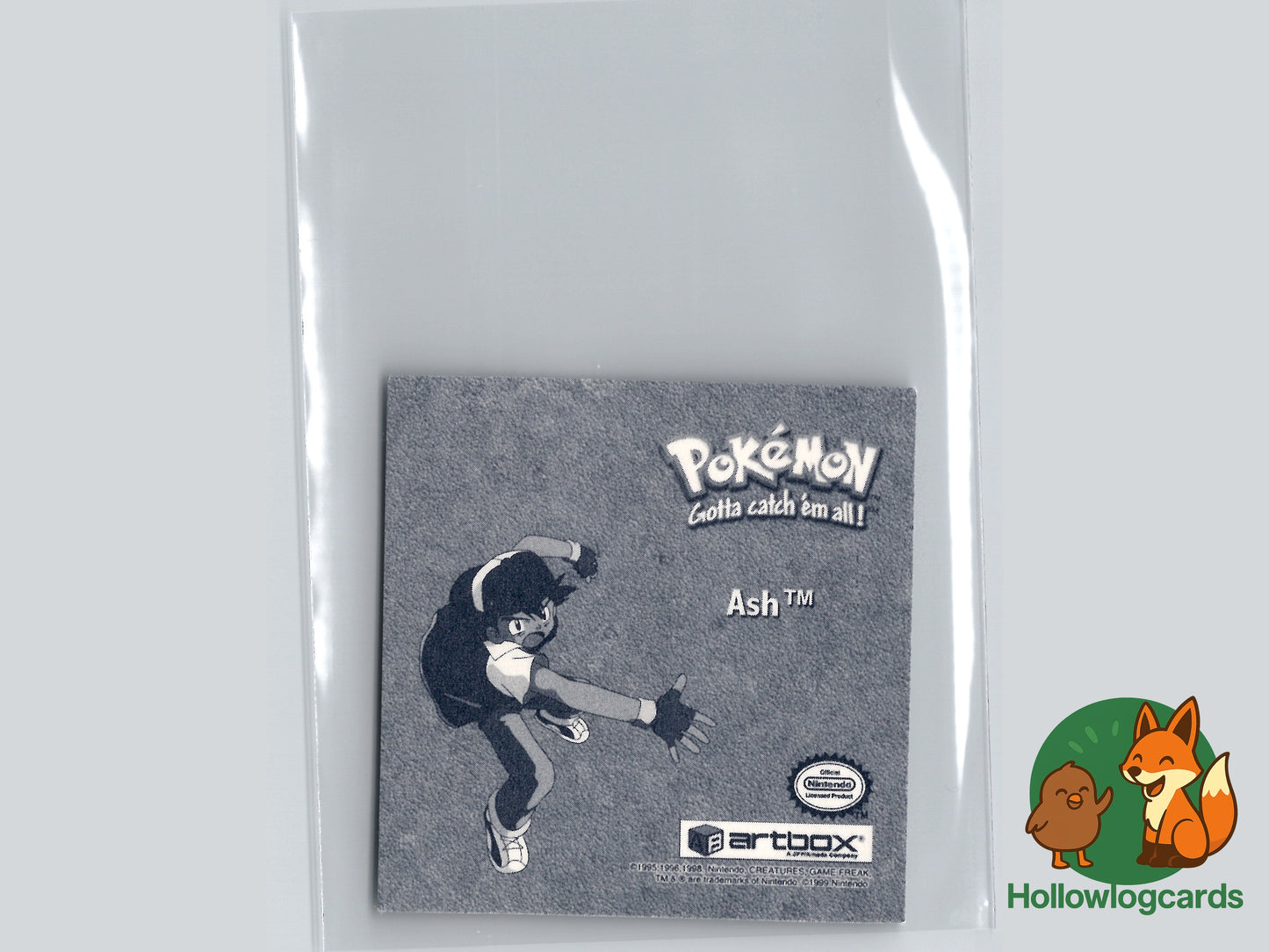 Ash Ketchum (Close-up) Holo - Pr07 - Artbox Sticker - Nintendo