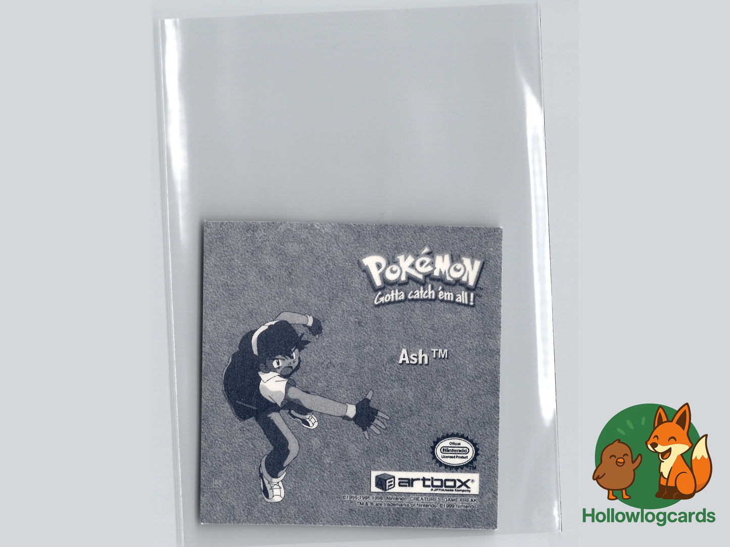 Ash Ketchum (Sweatdrop) Holo - Pr18 - Artbox Sticker - Nintendo