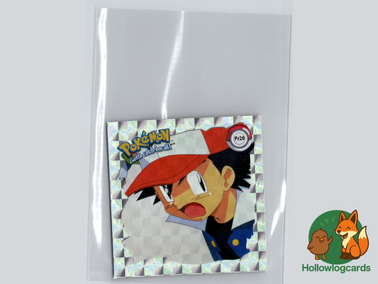 Ash Ketchum (Shouting) Holo - Pr20 - Artbox Sticker - Nintendo