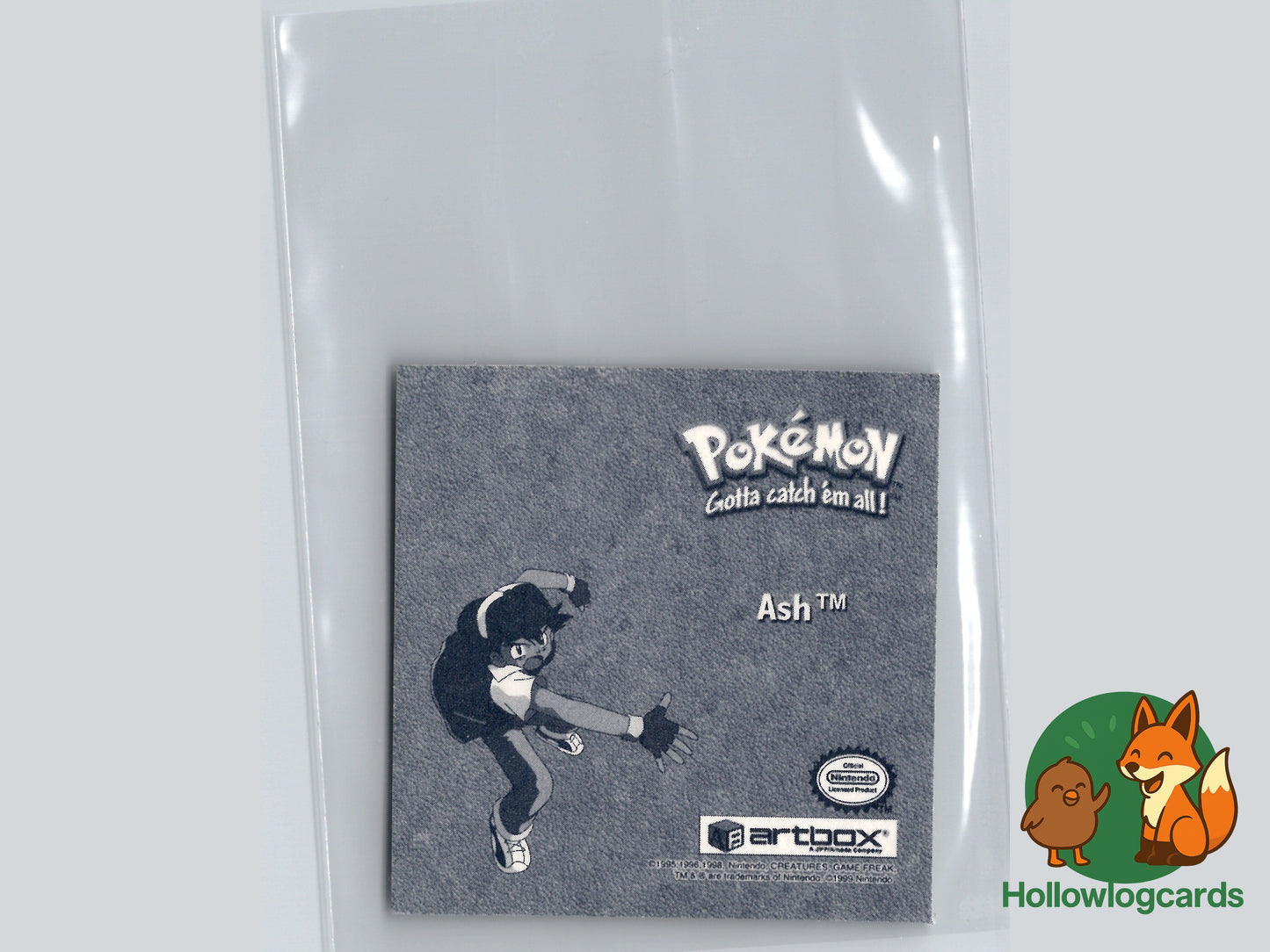 Ash Ketchum (Shouting) Holo - Pr20 - Artbox Sticker - Nintendo