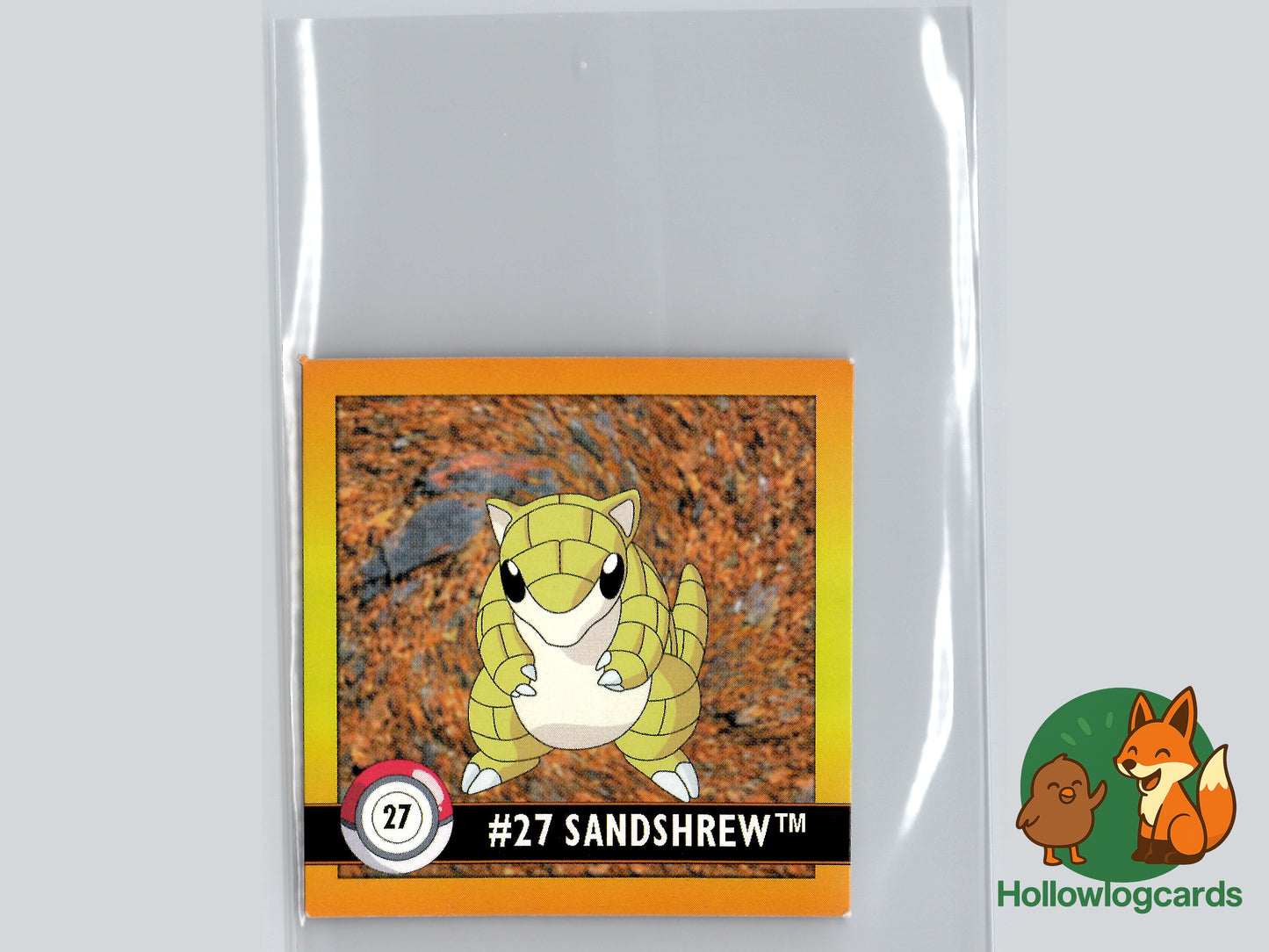 Sandshrew - 27 - Artbox Sticker - Nintendo