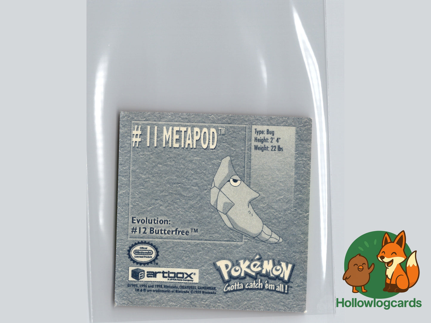 Metapod - 11 - Artbox Sticker - Nintendo