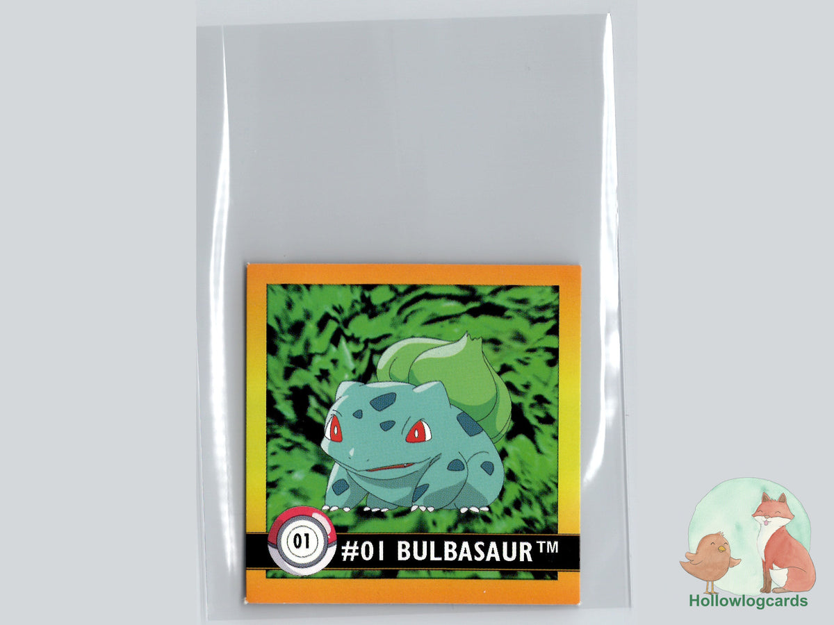Bulbasaur - 01 - Artbox Sticker - Nintendo – Hollowlog Cards