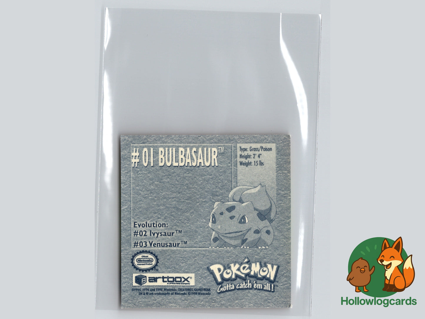 Bulbasaur - 01 - Artbox Sticker - Nintendo