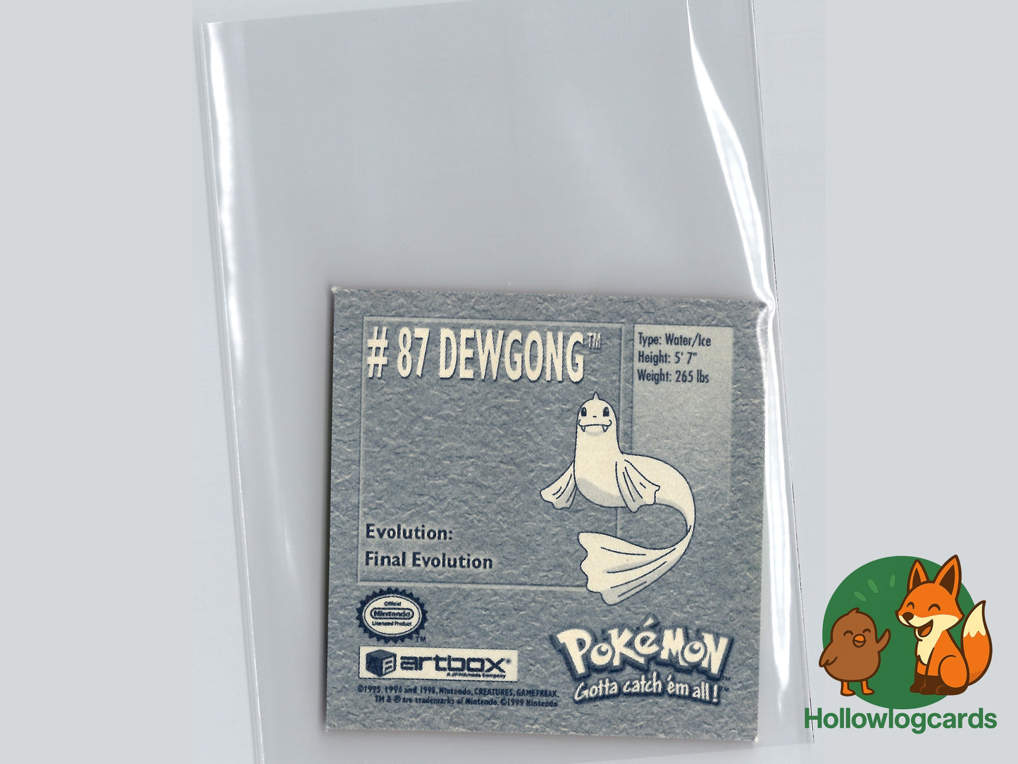 Dewgong - 87 - Artbox Sticker - Nintendo
