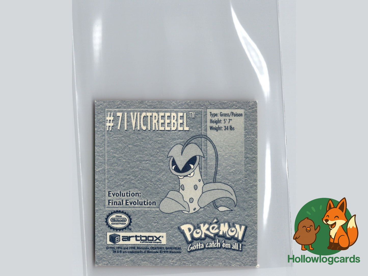 Victreebel - 71 - Artbox Sticker - Nintendo
