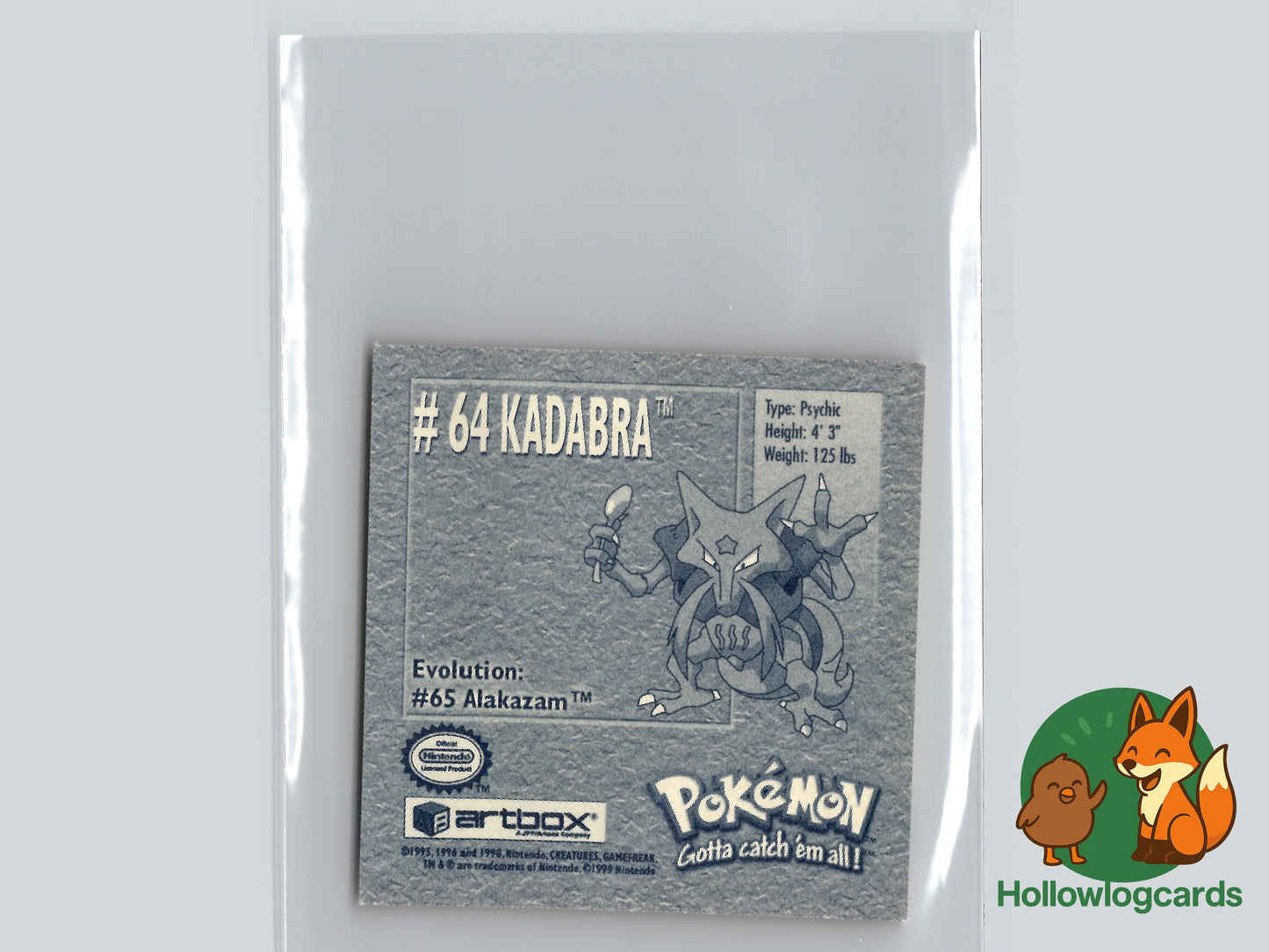 Kadabra - 64 - Artbox Sticker - Nintendo