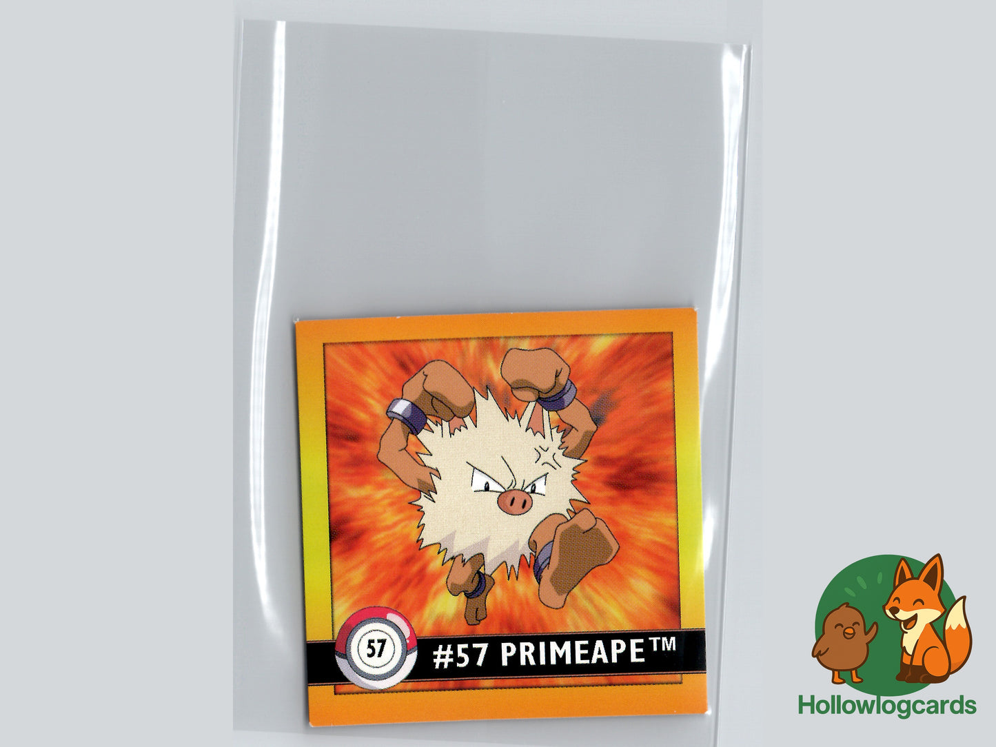 Primeape - 57 - Artbox Sticker - Nintendo