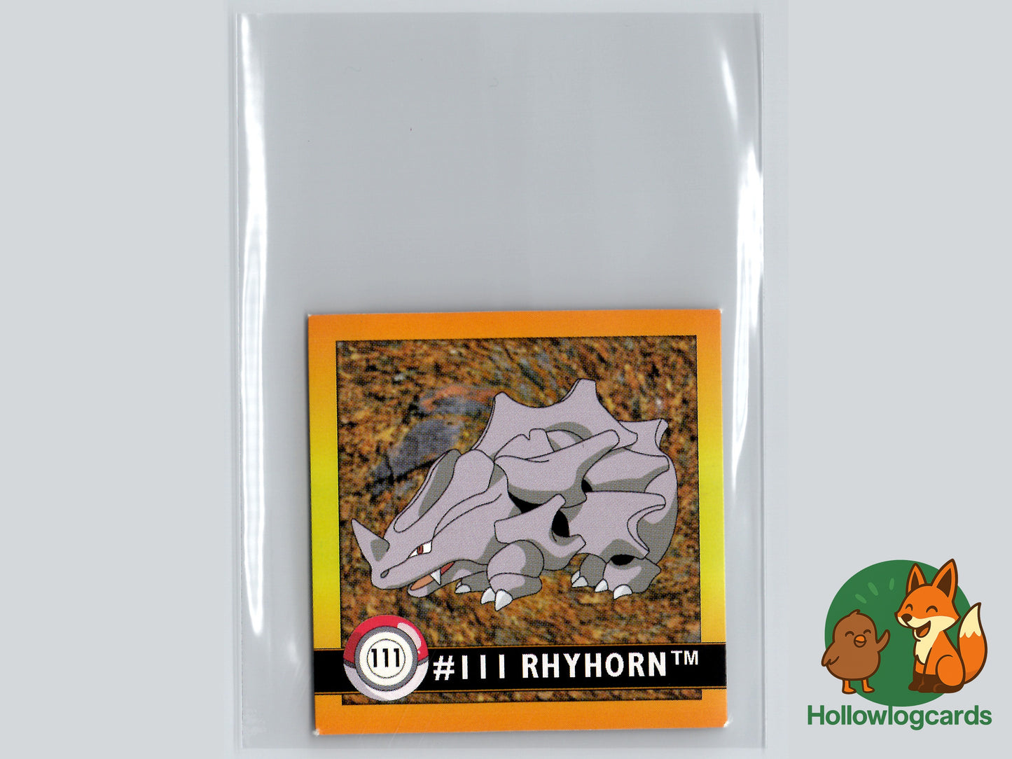 Rhyhorn - 111 - Artbox Sticker - Nintendo
