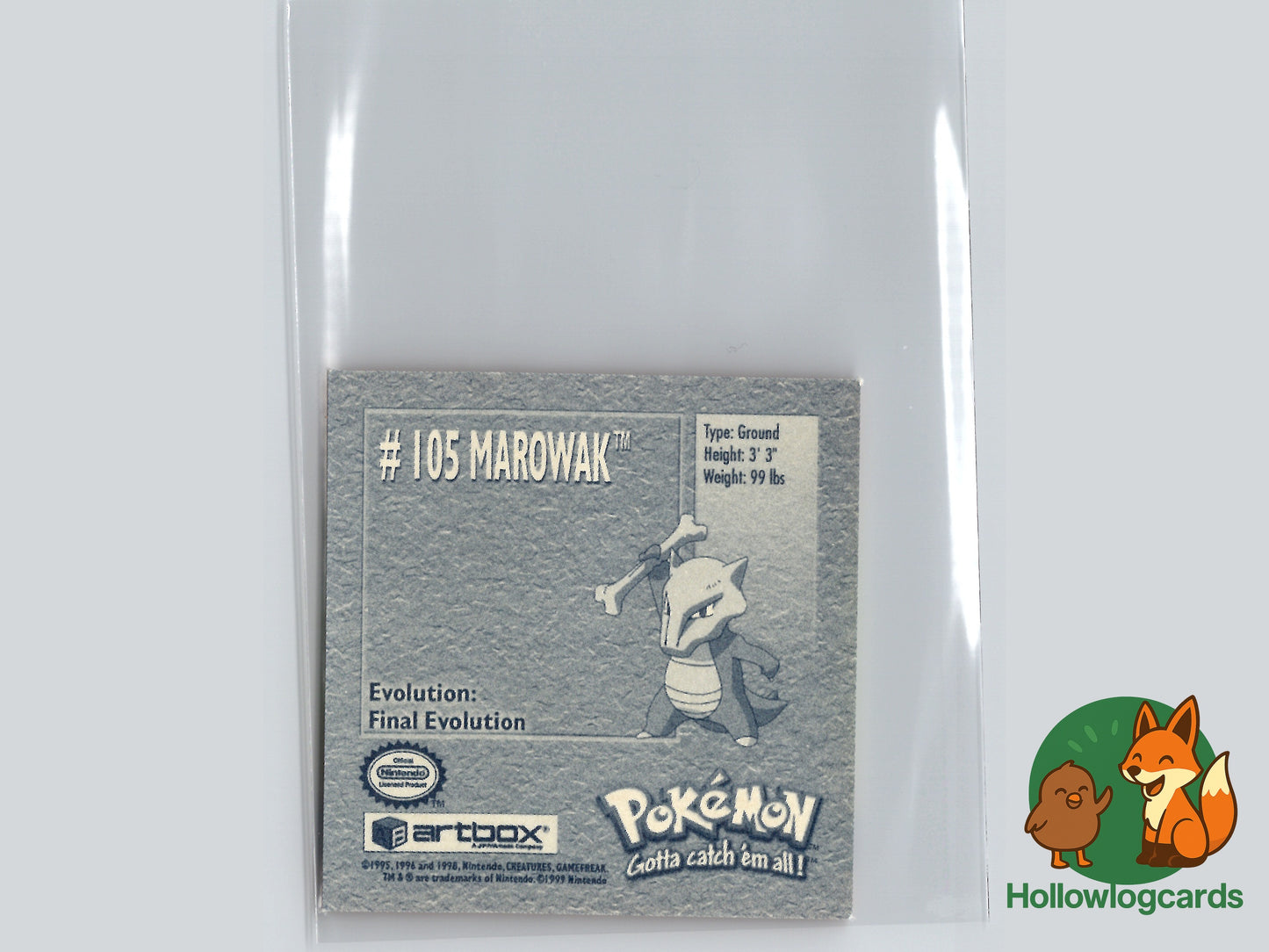 Marowak - 105 - Artbox Sticker - Nintendo