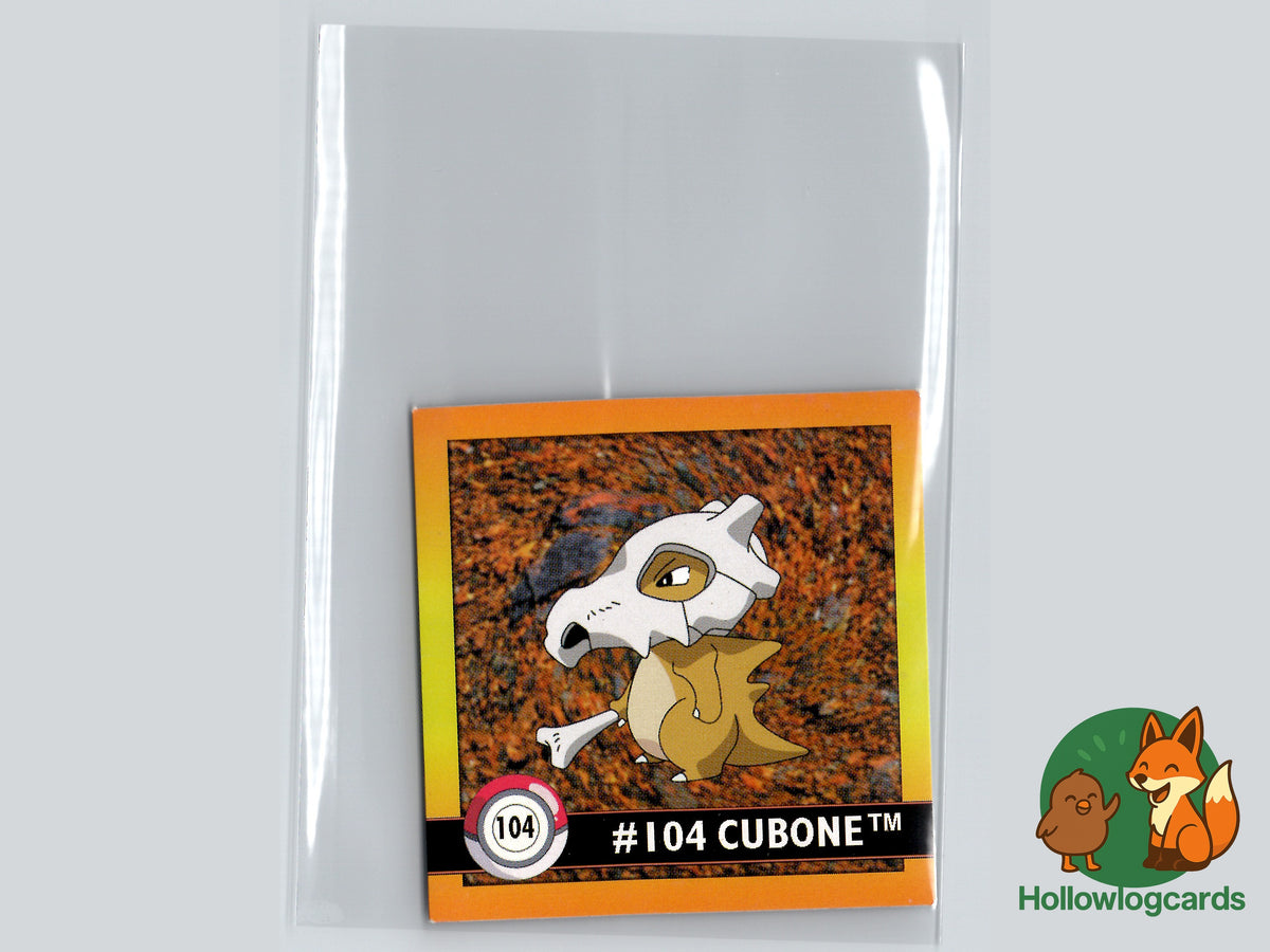Cubone Side Label Sticker Cubone - 104 - Artbox Sticker - Nintendo – Hollowlogcards