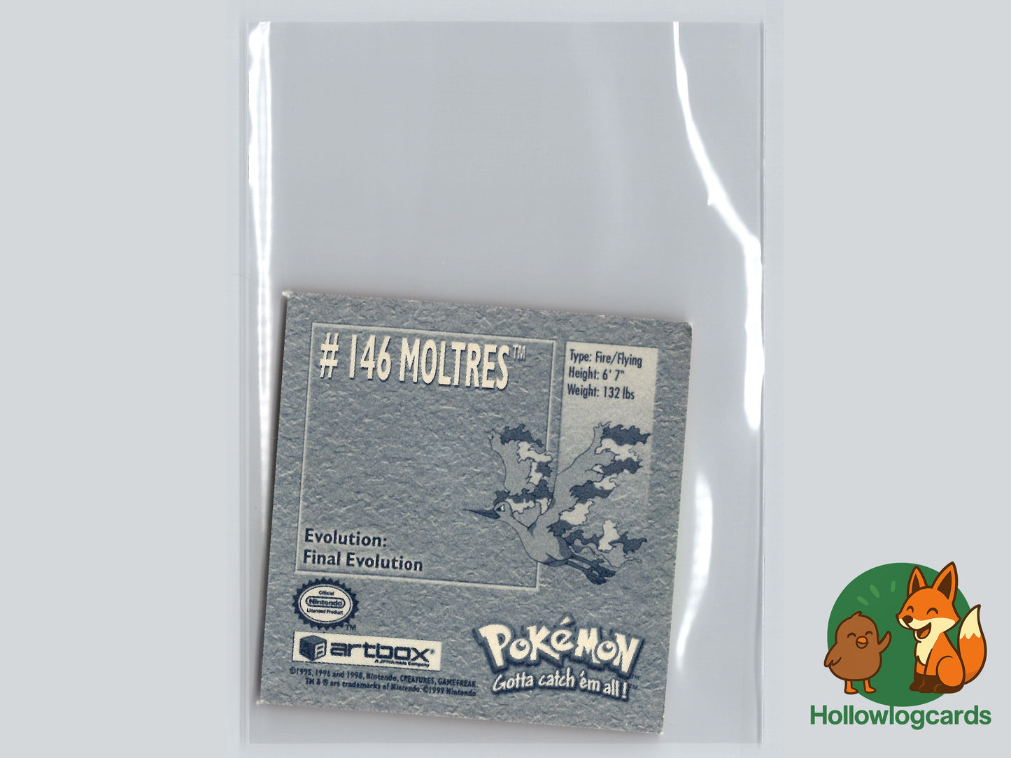 Moltres - 146 - Artbox Sticker - Nintendo