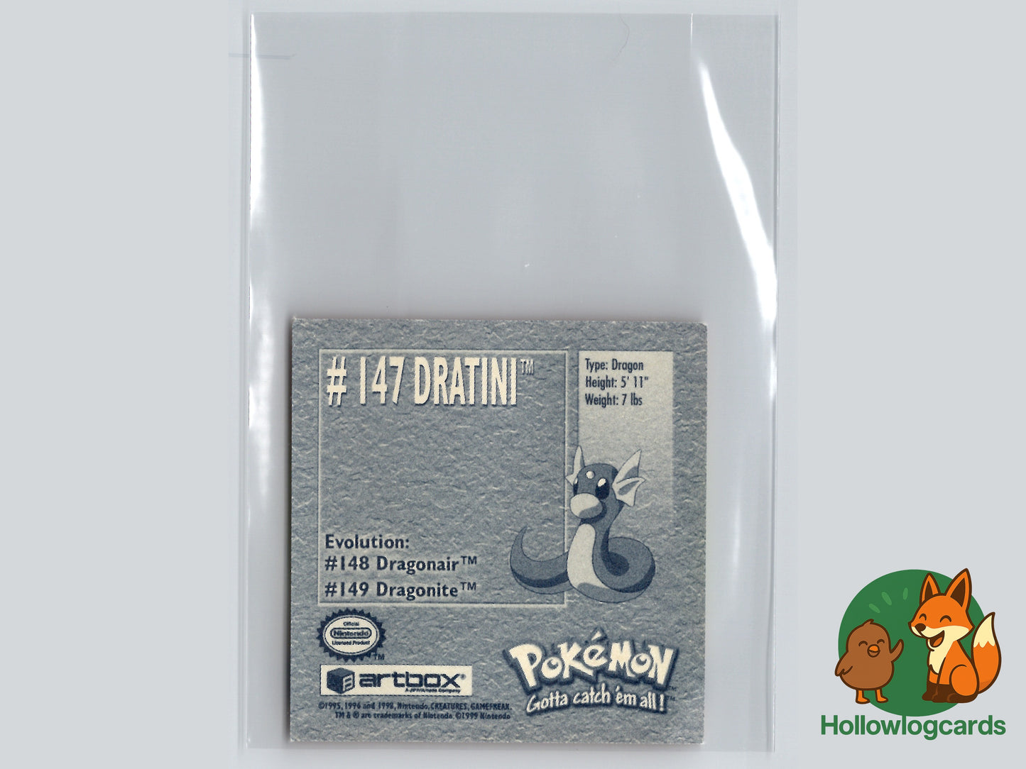 Dratini - 147 - Artbox Sticker - Nintendo