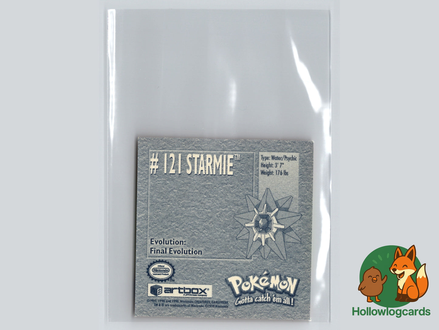 Starmie - 121 - Artbox Sticker - Nintendo