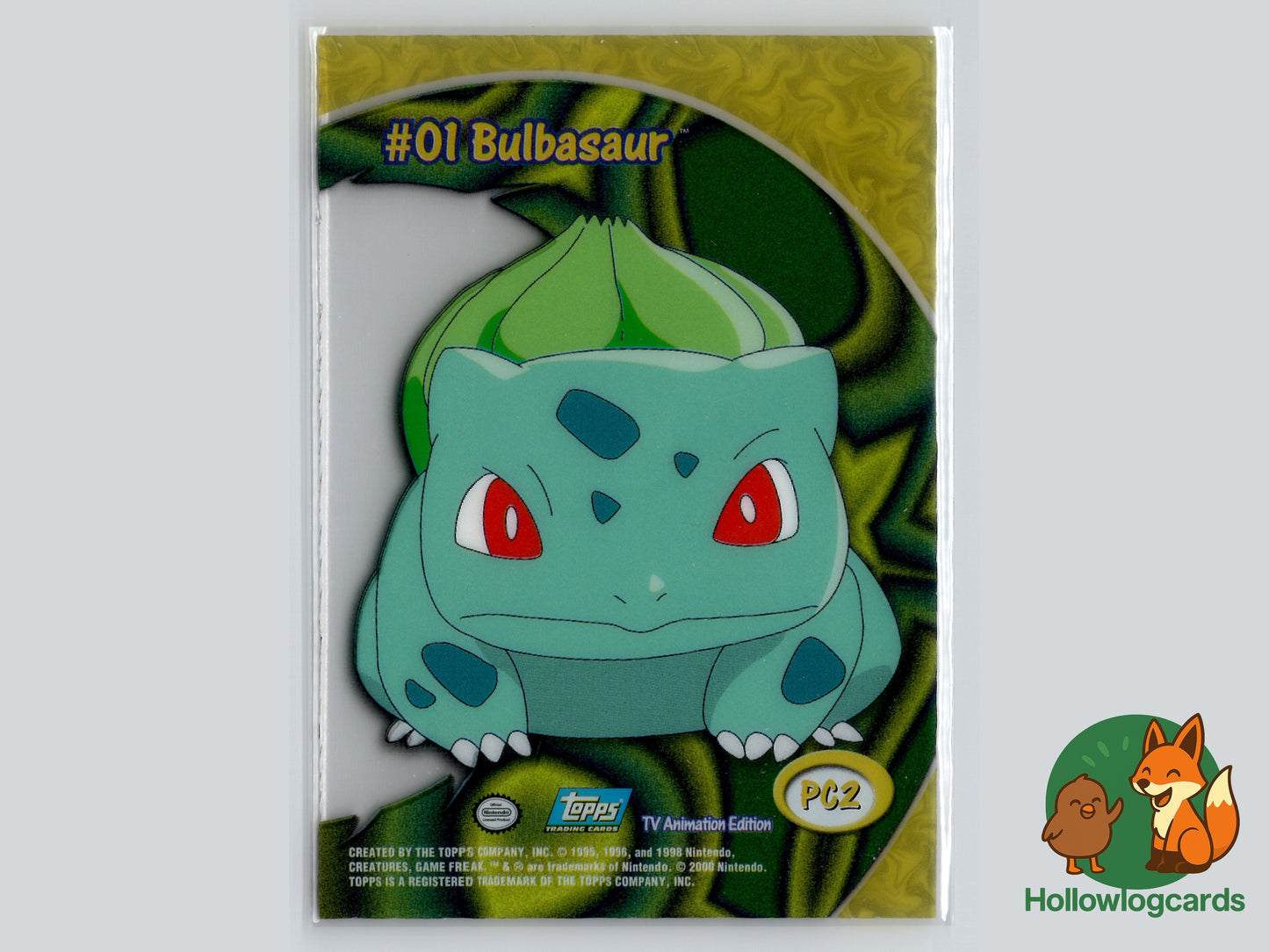Bulbasaur - TV CLEAR - #01 - Topps