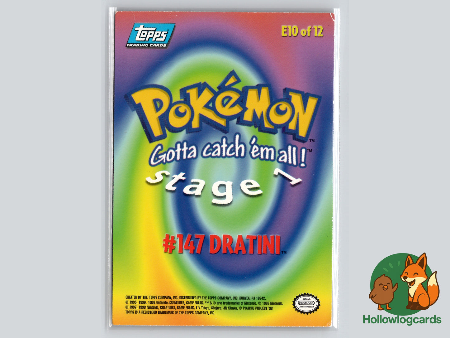 Dratini - E10 of 12 - Movie Topps Chrome