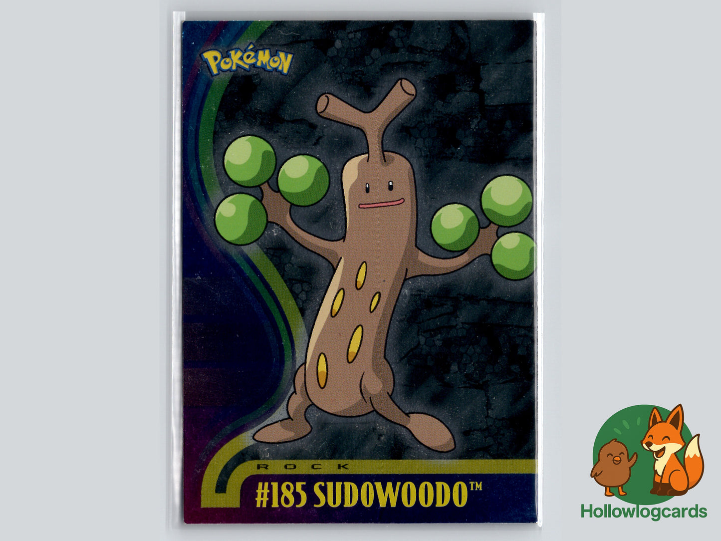 Sudowoodo - #185 - Topps Johto Chrome