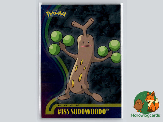 Sudowoodo - #185 - Topps Johto Chrome