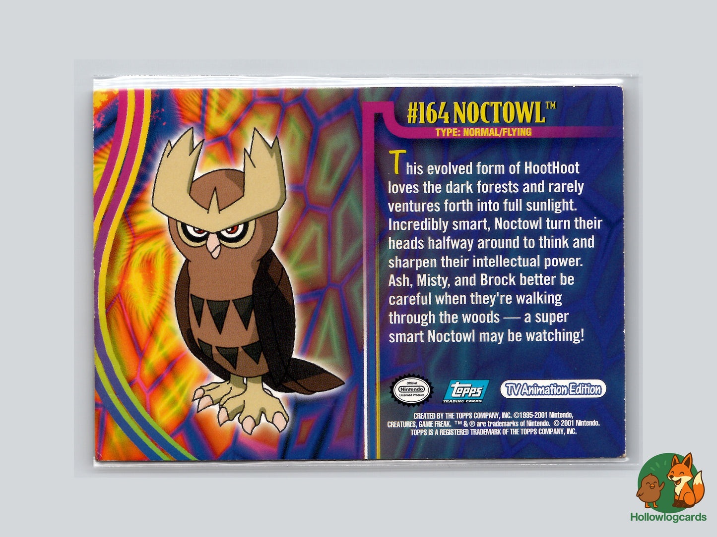 Noctowl - #164 - Topps Johto