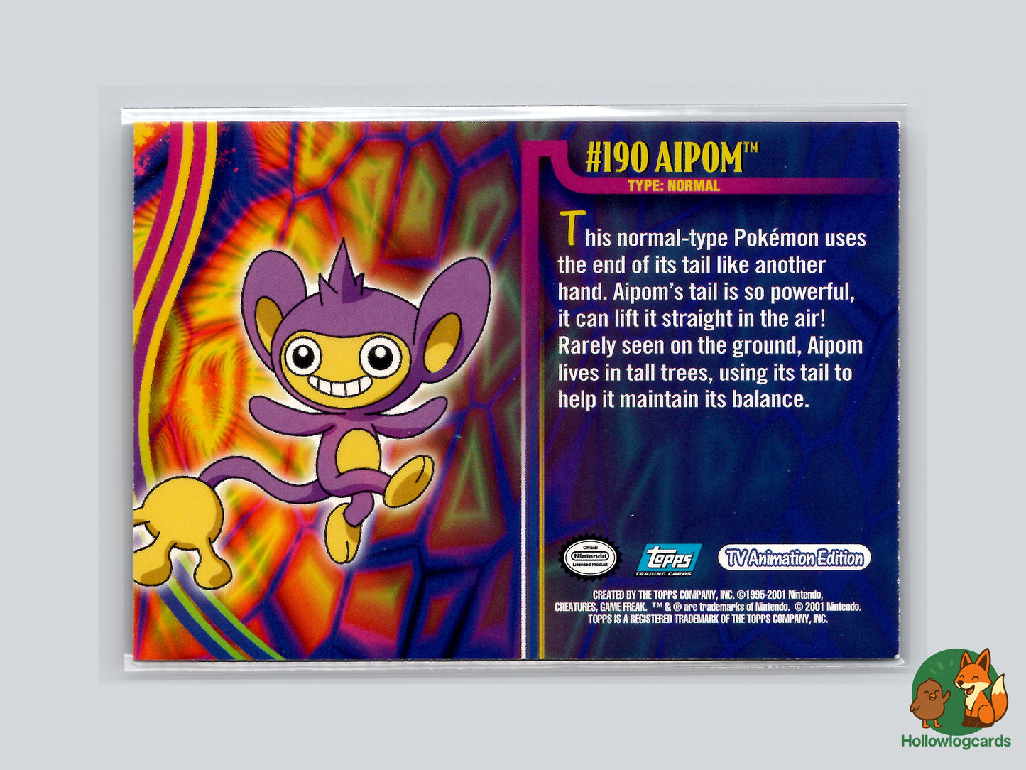 Aipom - #190 - Topps Johto