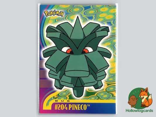 Pineco - #204 - Topps Johto