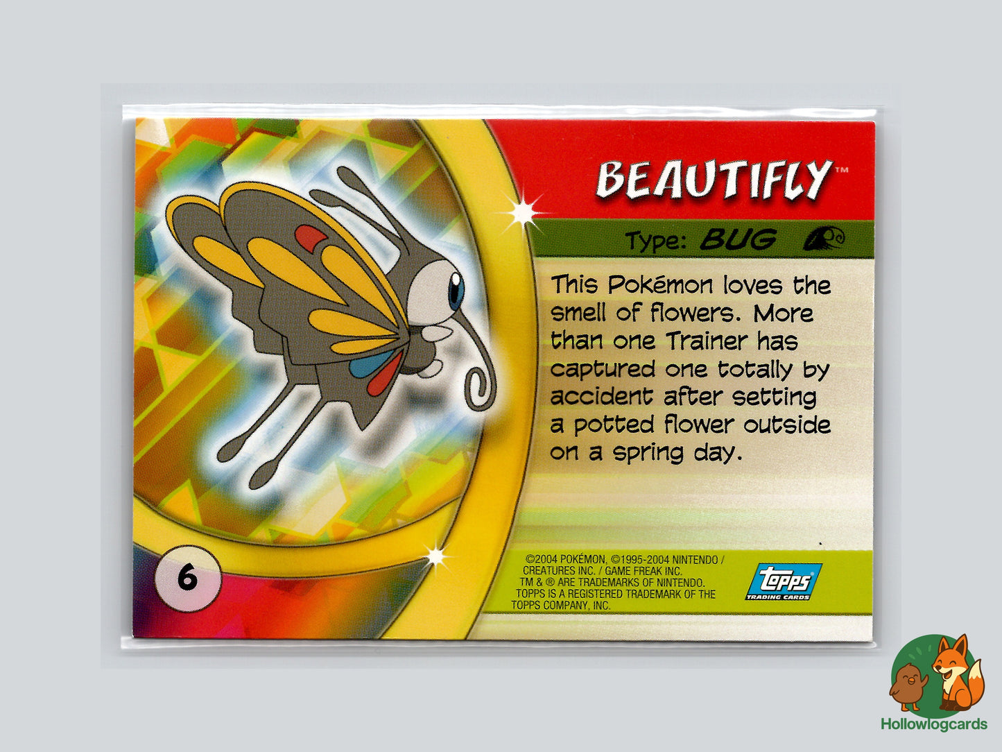 Beautifly - #6 - Topps Pokémon Advanced