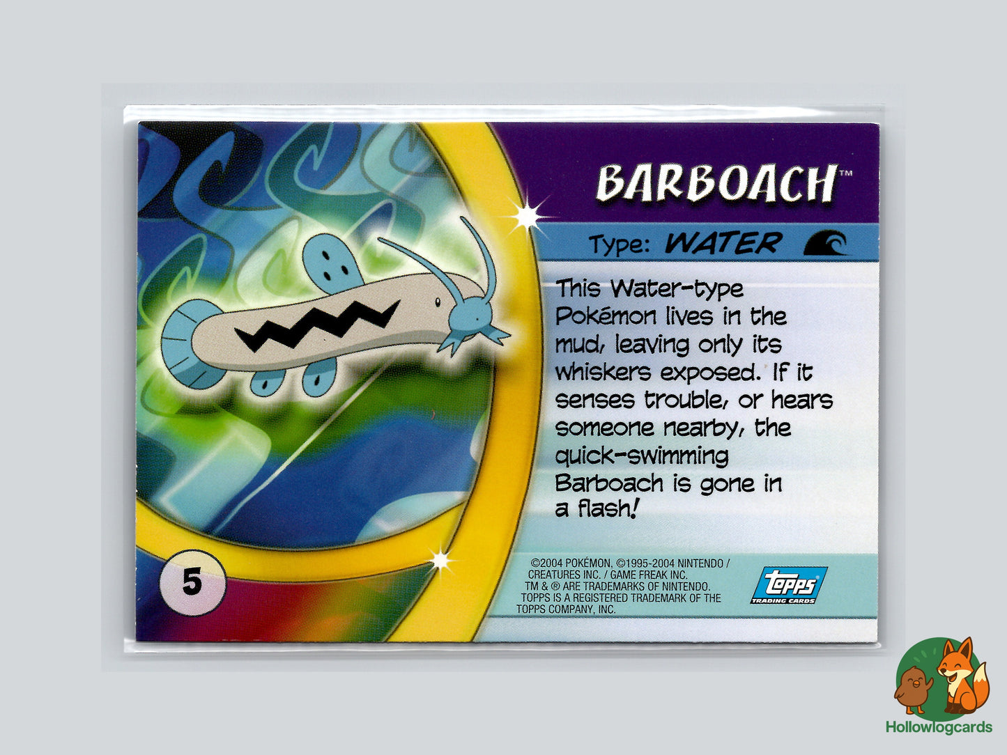 Barboach - #5 - Topps Pokémon Advanced