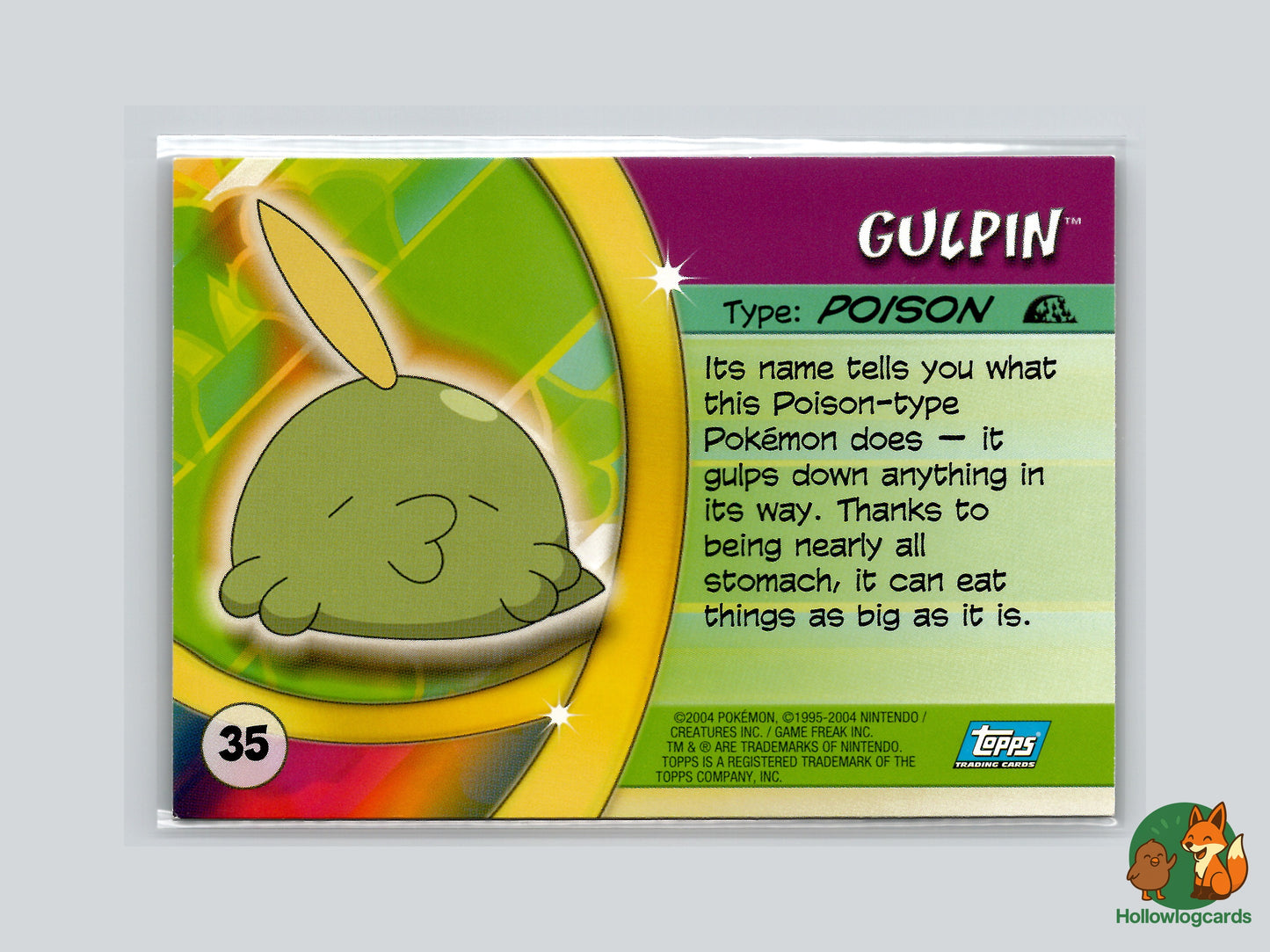 Gulpin - #35 - Topps Pokémon Advanced
