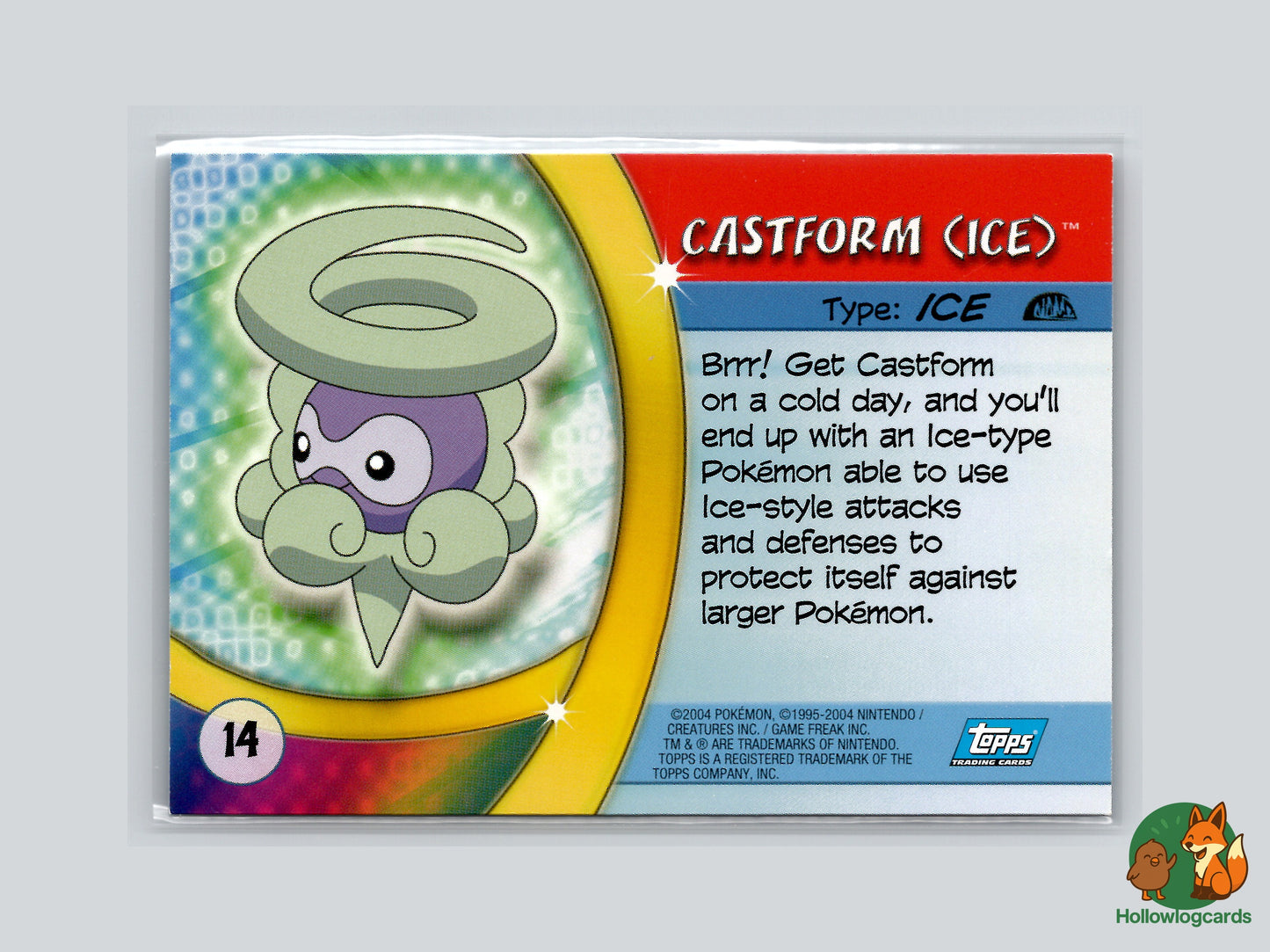 Castform (Ice) - #14 - Topps Pokémon Advanced