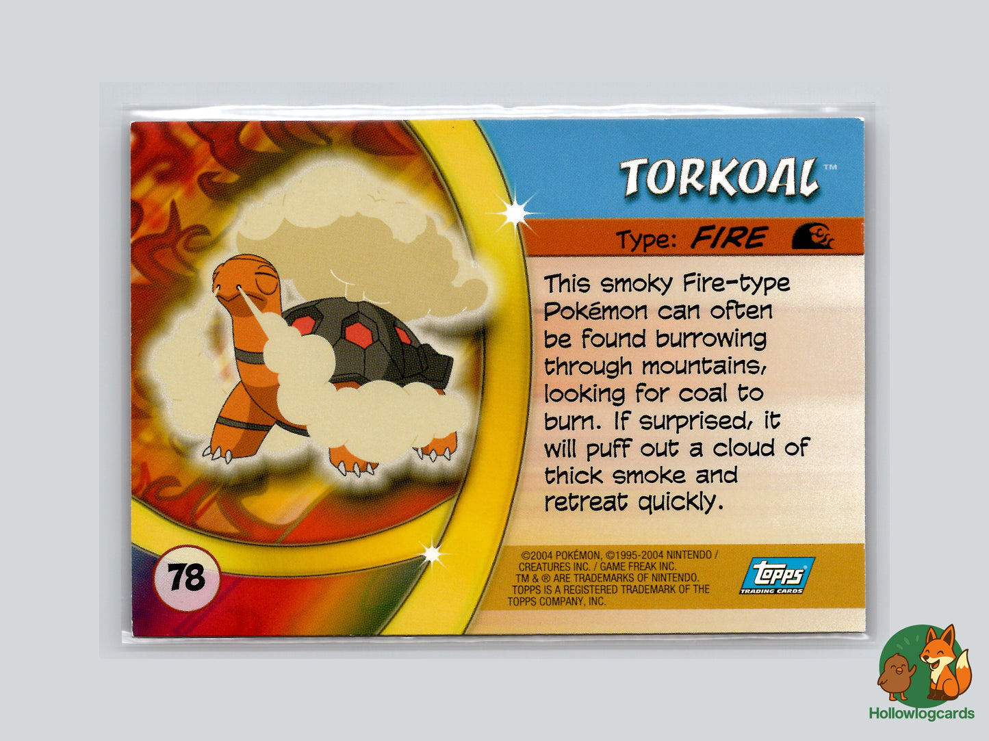 Torkoal - #78 - Topps Pokémon Advanced