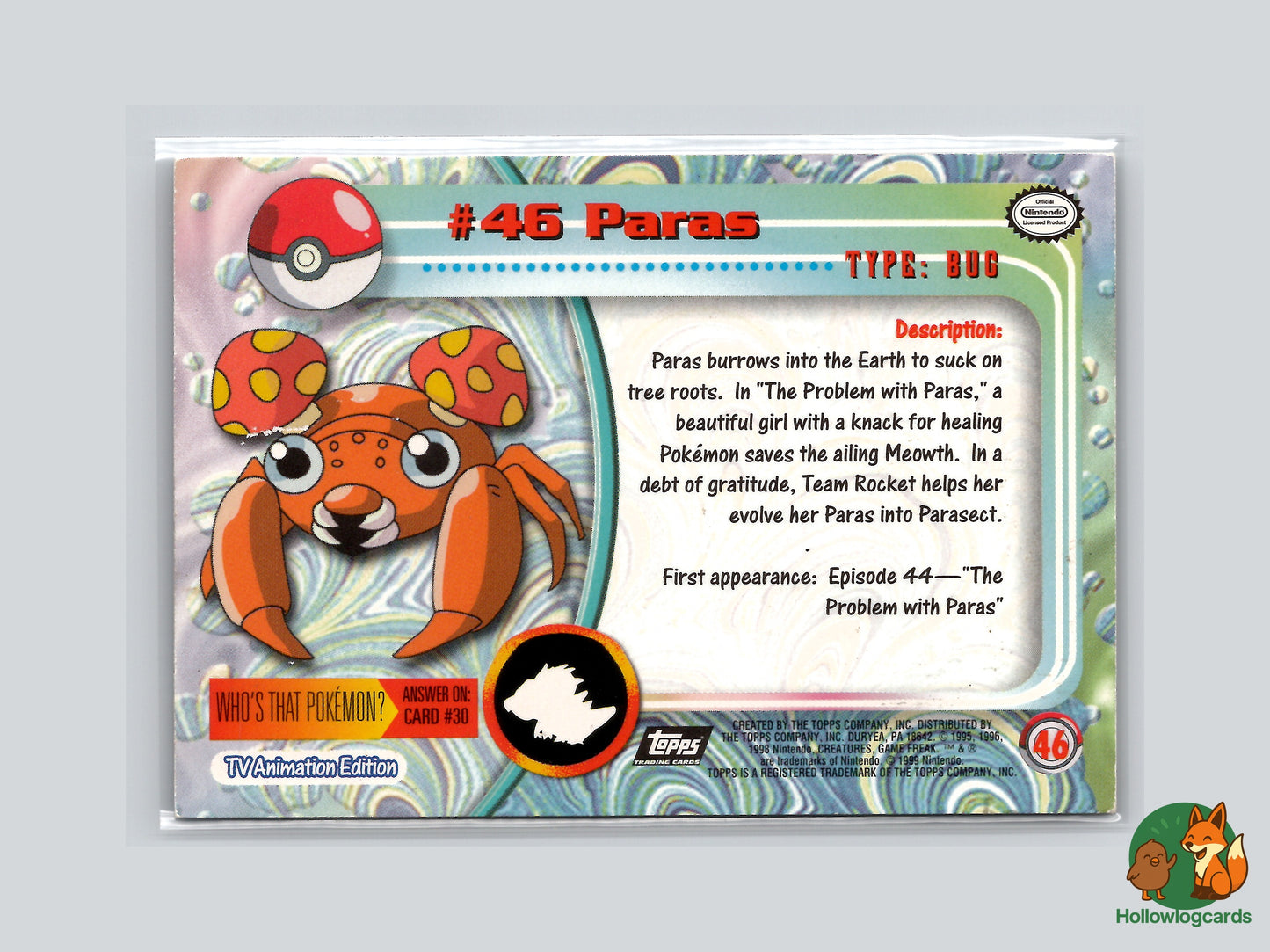 Paras - #46 - Topps Chrome