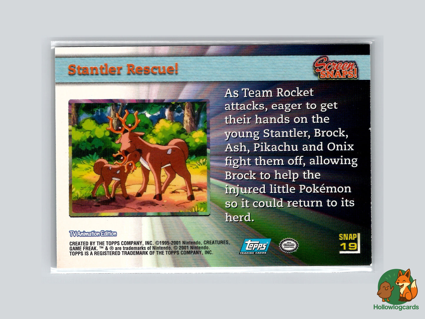 Stantler Rescue! [Brock] - #SNAP19 - Topps Screen Snaps
