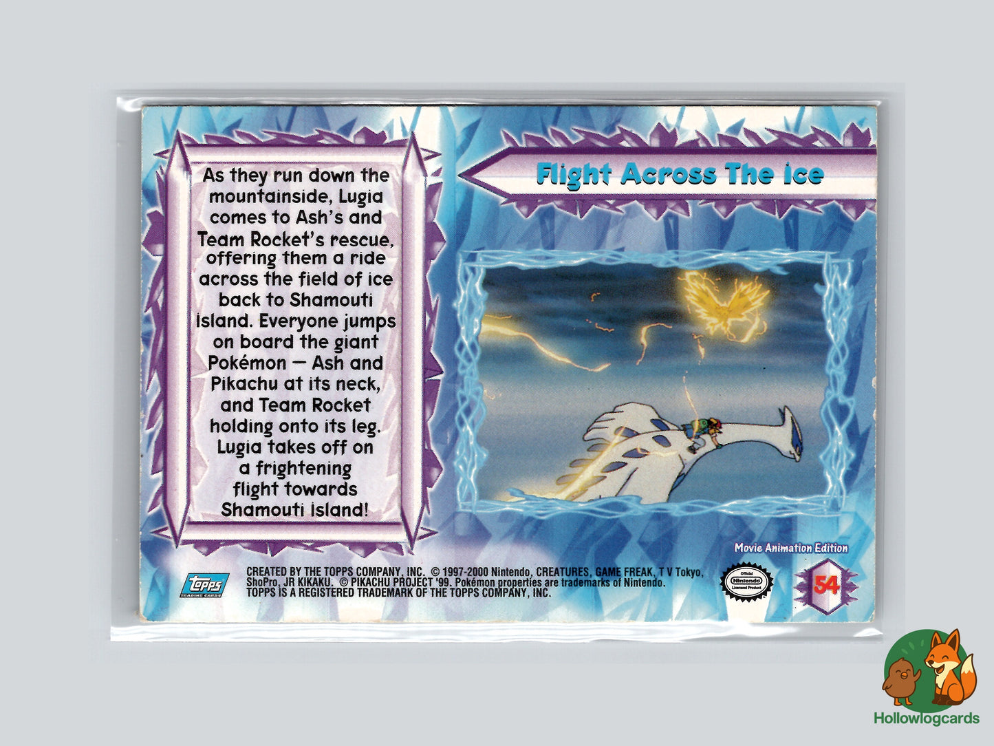 Flight Across The Ice [Lugia Team Rocket] - #54 - Topps Pokémon 2000 Chrome