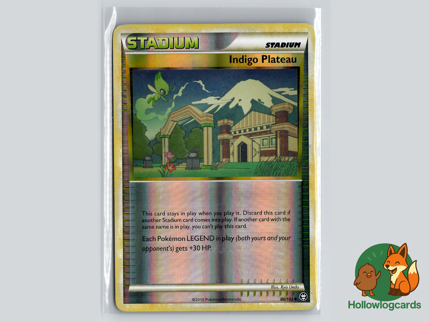 Indigo Plateau [Celebi] (86/102) - Triumphant - Reverse Holo - HeartGold & SoulSilver - MidEra