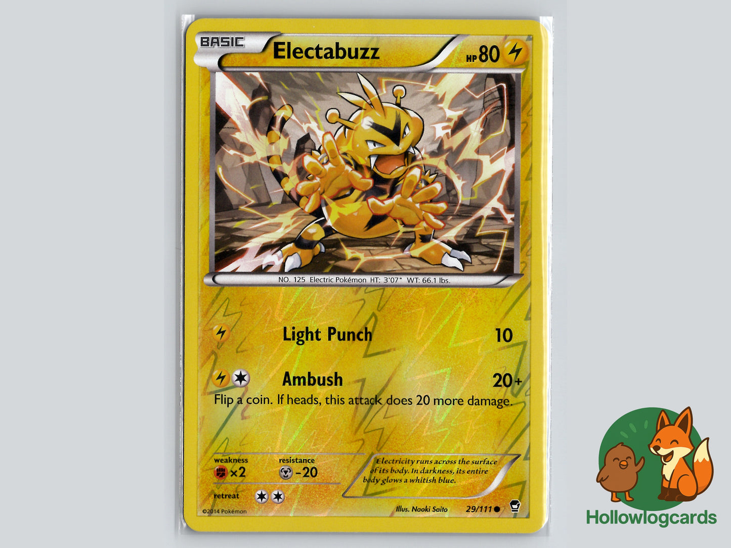 Electabuzz - HOLO Furious Fists [29/111] - MidEra - Naoki Saito
