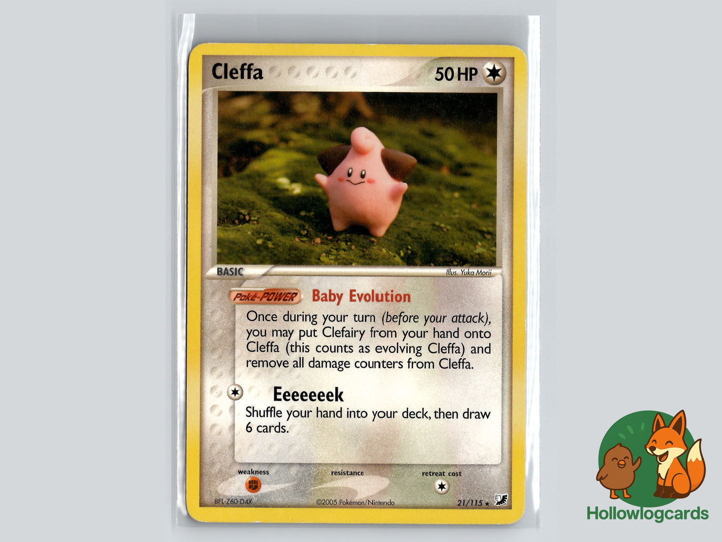 Cleffa (21/115) - Unseen Forces - Rare - Morii MidEra