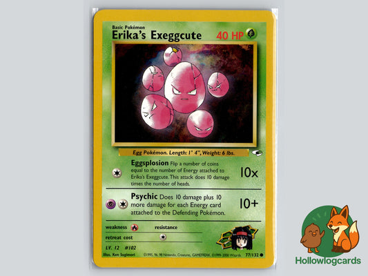 Erika's Exeggcute - Gym Challenge 77/132 - WOTC - Sugimori