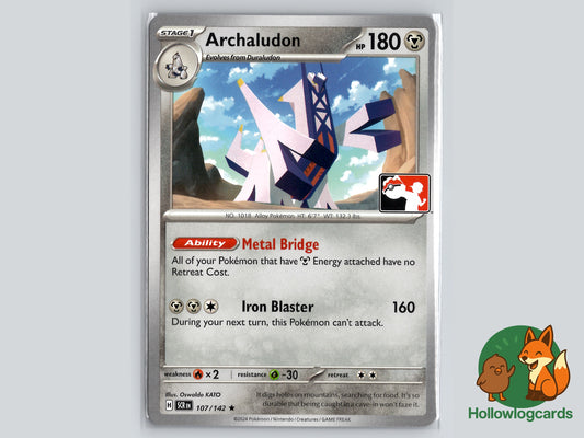 Archaludon PROMO (107/142) - Stellar Crown - Rare Non holo Scarlet and Violet - Modern